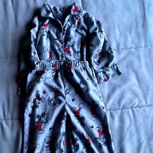 Mickey Mouse flannel pajamas